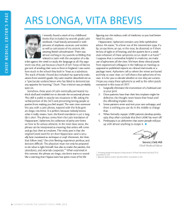 ars longa, vita brevis