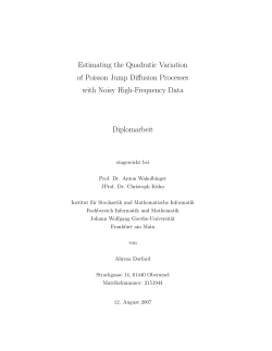Estimating the Quadratic Variation of Poisson Jump Diffusion