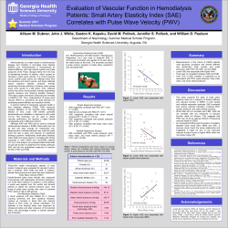 Pulse Wave Velocity (PWV)