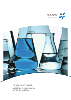 Linear alcohols - In