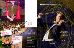2016/17 Season Brochure - Atlanta Symphony Orchestra