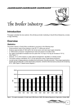 The Broiler Industry