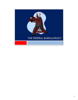 The Federal Bureaucracy