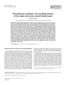 Full Text  - The International Journal of Developmental Biology