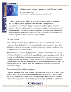 PTSD and Cortisol - Semantic Scholar