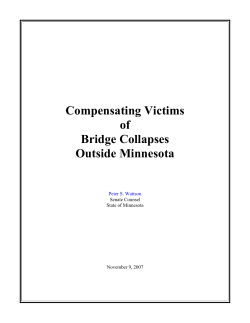 Compensating Victims of Bridge Collapses