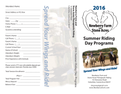 Spread Your W ings and R ide!