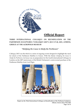 Read the report - Svenska Parthenon