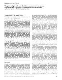 The principal phenolic and alcoholic components