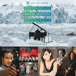 New Season Brochure