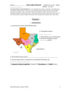 MASTER 4th TX Indians Research Stu Sheet