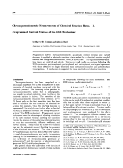 Chronopotentiometric Measurements of Chemical Reaction Rates