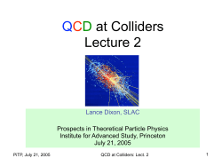 Lecture Notes - Institute for Advanced Study