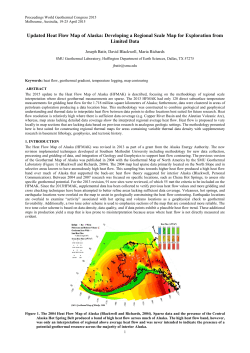 Updated Heat Flow Map of Alaska
