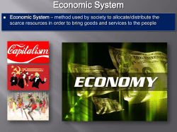 Three Basic Economic Questions