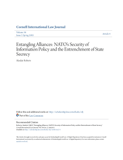 Entangling Alliances - Scholarship@Cornell Law