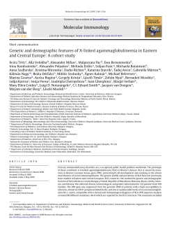Toth et al. Molecular Immunology (2009)
