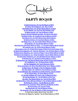 #1 Metal Hammer, UK: Top 50 Albums of 2013 #2 Classic Rock
