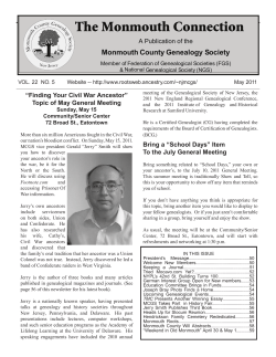 The Monmouth Connection - Rootsweb