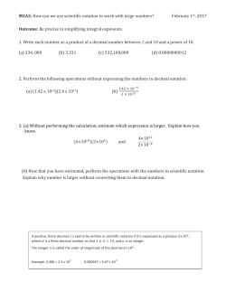 M3A2: How can we use scientific notation to work with large numbers?