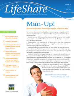 Fall 2012 Newsletter (PDF Document)