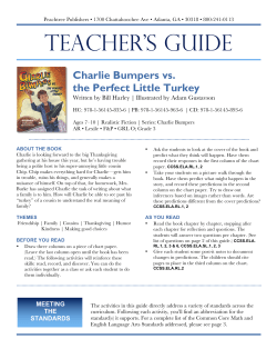 teacher`s guide - Peachtree Publishers