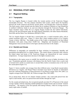 Section 2 - Regional Study Area - Los Angeles County Department