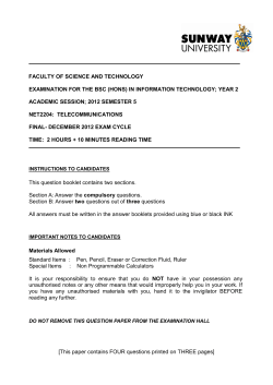 NET2204 - Sunway Campus Library