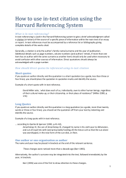In depth guide to citations - Macquarie Fields High School