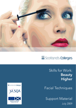 Beauty Facial Techniques (July 2009)