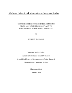 PETER SHEARER GUNN AND MARY ANN RITCH, FROM