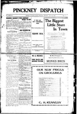 04-28-1921 - Village of Pinckney