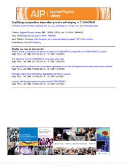 Qualifying composition dependent p and n self