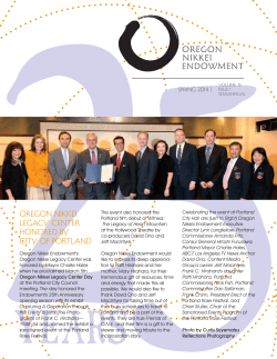 Spring 2014 - Oregon Nikkei Legacy Center