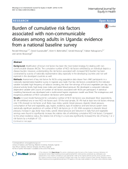 Burden of cumulative risk factors associated with non
