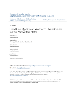 Child Care Quality and Workforce Characteristics in Four