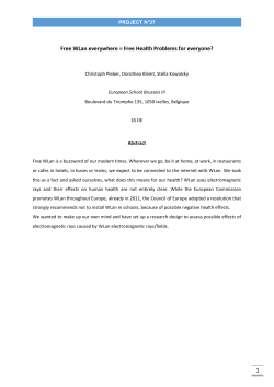 37-Free WLan everywhere = Free Health Problems for everyone?
