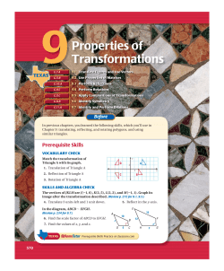 9Properties of Transformations