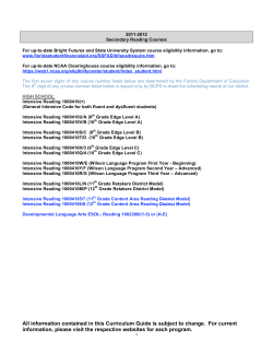 Reading - broward.k12.fl.us