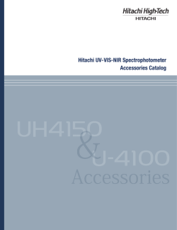 Accessories - Hitachi High Technologies America, Inc.