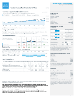 Heartland Value Fund Institutional Class