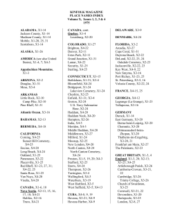 1975 index of places - Rich Family Association