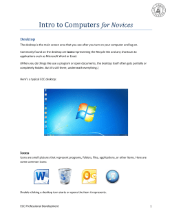 Intro to Computers for Novices