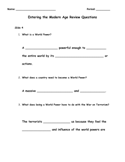 Modern Age Notes Packet Framed