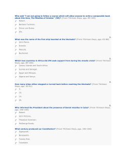 thirteen days follow up quiz