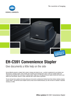 EH-C591 Convenience Stapler