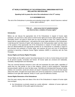 1 | Page 10th WORLD CONFERENCE OF THE INTERNATIONAL