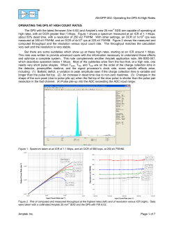 Operating the DP5 at High Count Rates