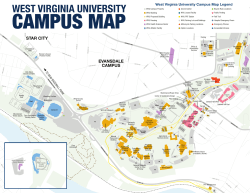 Evansdale - WVU Campus Map