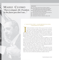 mario cuomo - Words That Shook The World